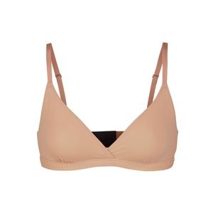 SKIMS FITS EVERYBODY CROSSOVER BRALETTE | OCHRE size large